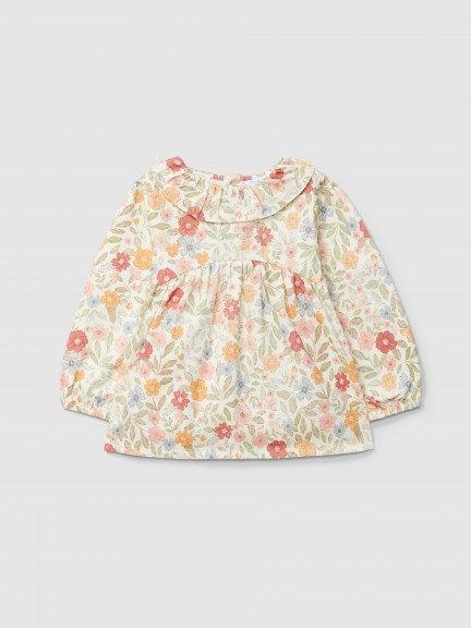Blouse floral textured fabric Blouse floral textured fabric