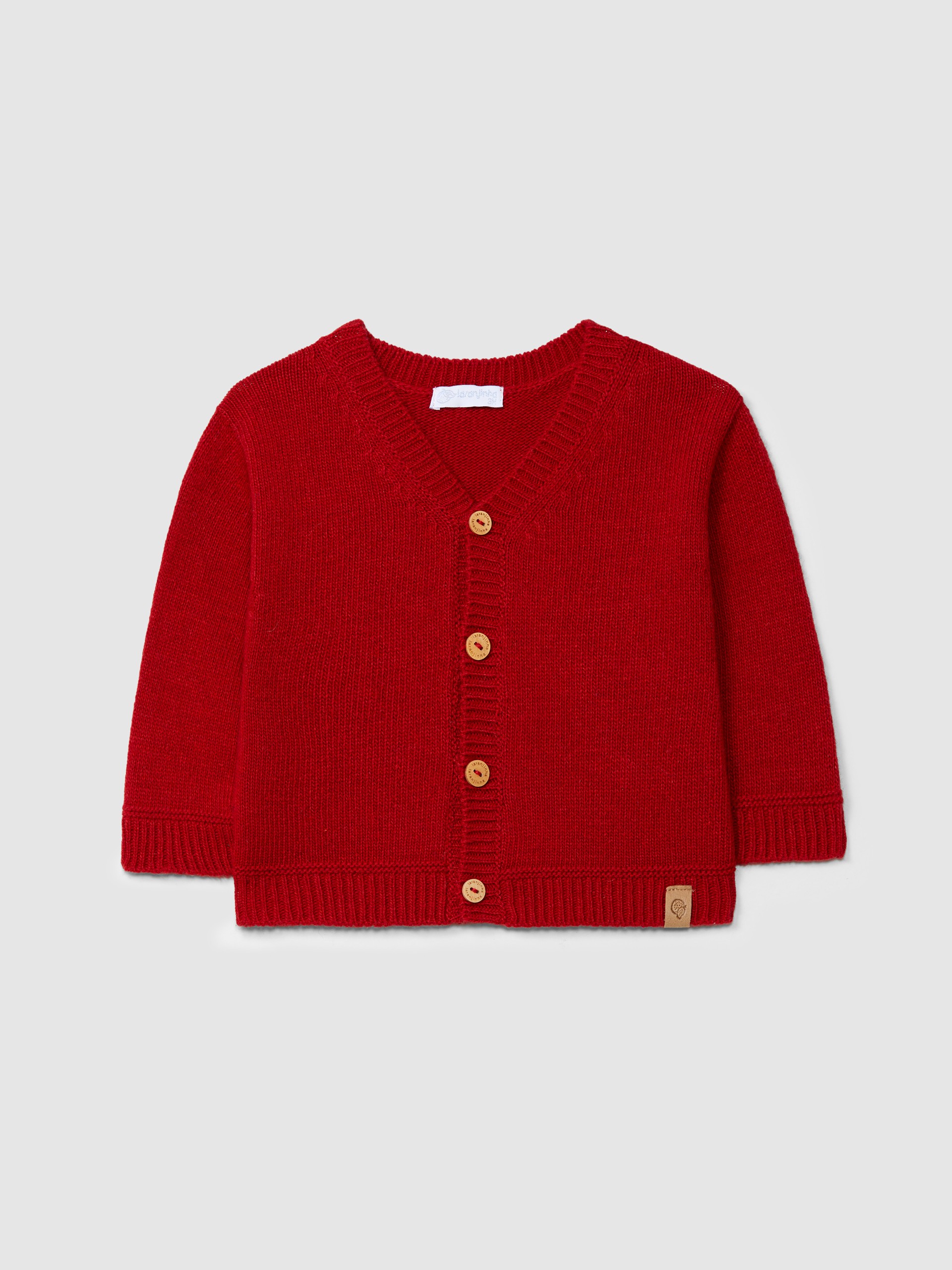 Gilet tricoté col en V