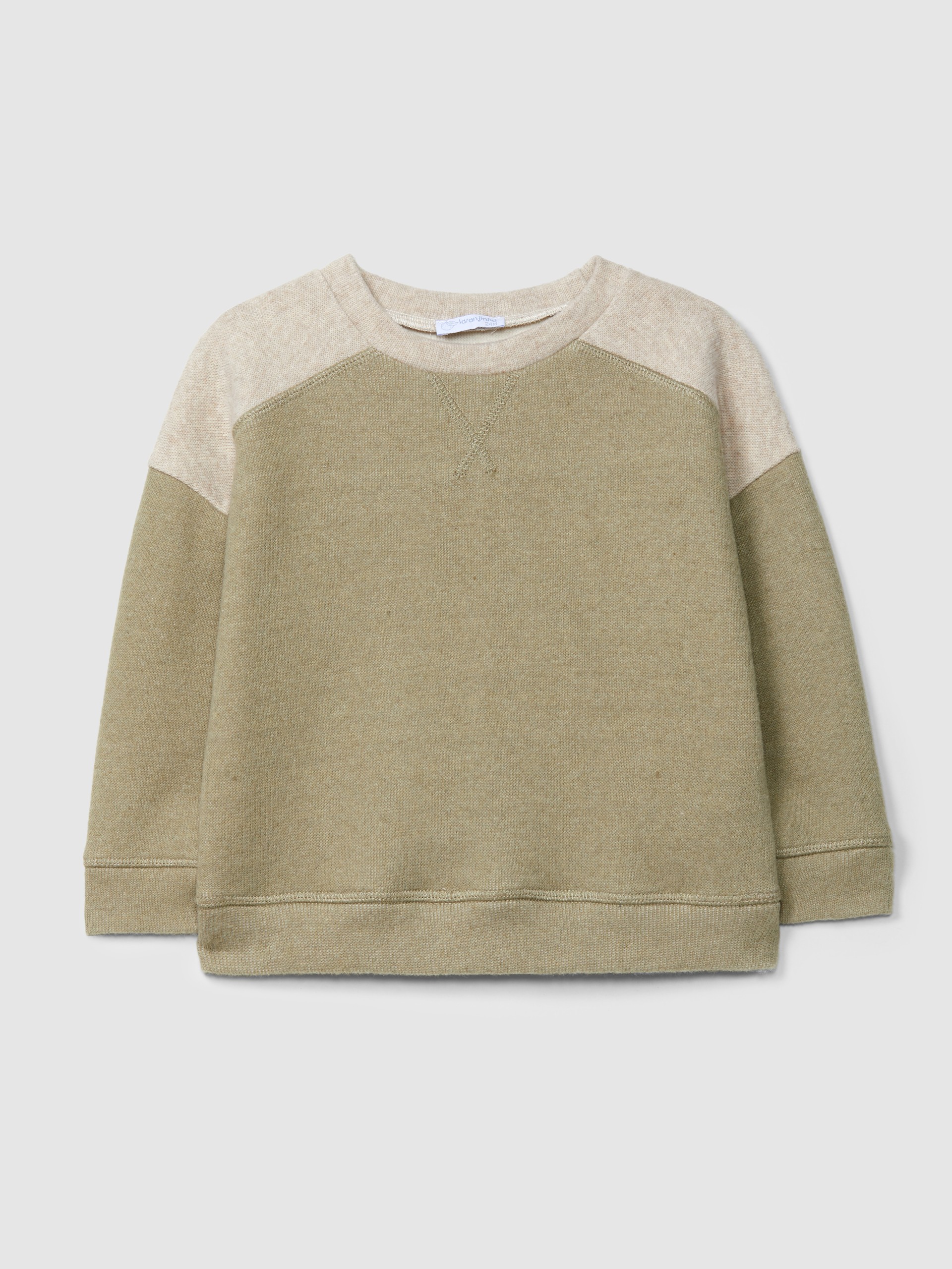 Double-layered jersey sweatshirt