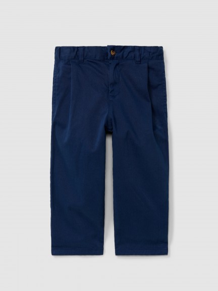 Plain twill pants