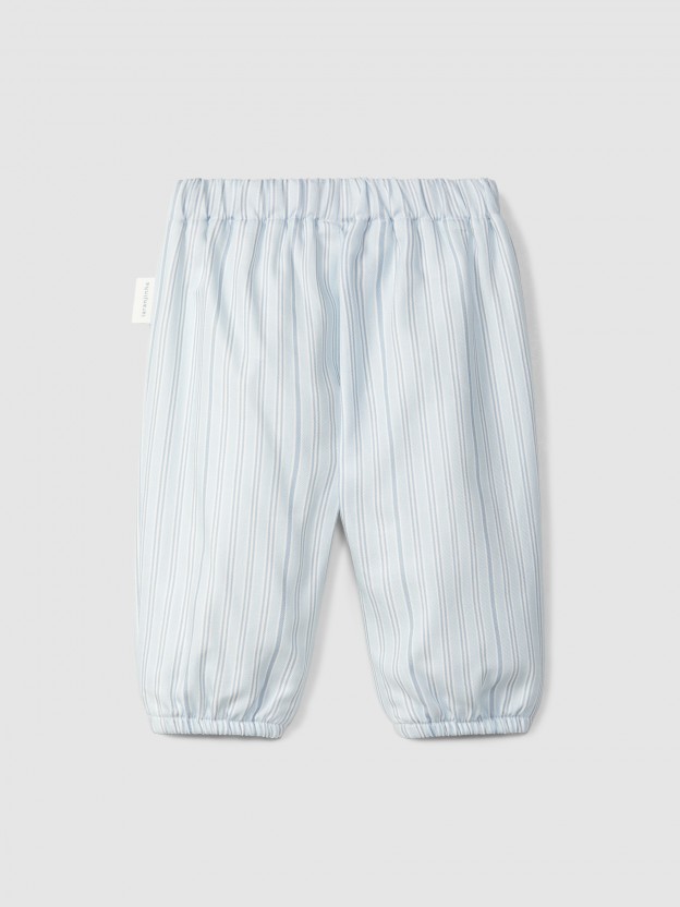 Pull-up pants in print fabric Pull-up pants in print fabric
