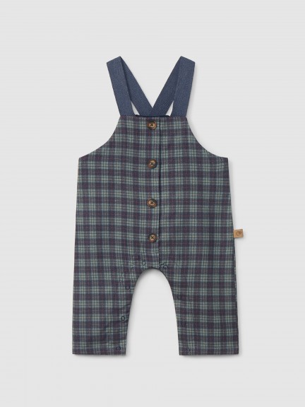 Print dungarees