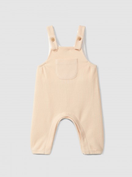 Dungarees in organic cotton with pocket Dungarees in organic cotton with pocket
