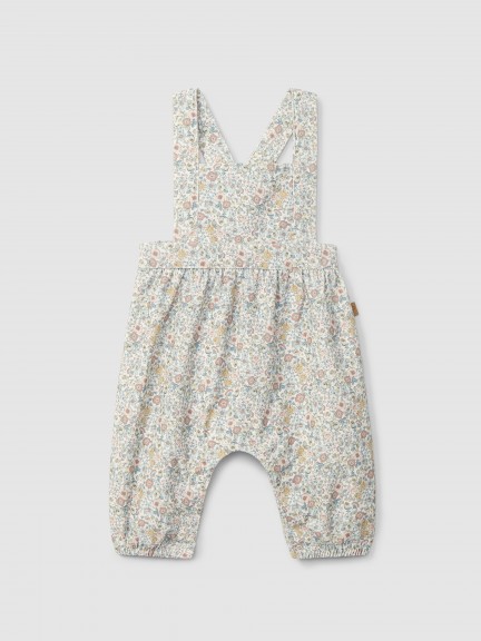 Dungarees in print corduroy