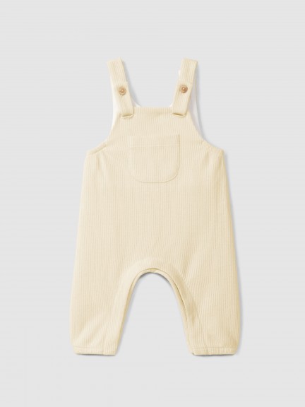 Dungarees in organic cotton with pocket Dungarees in organic cotton with pocket