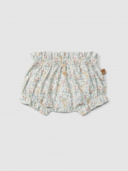 Diaper cover in print corduroy