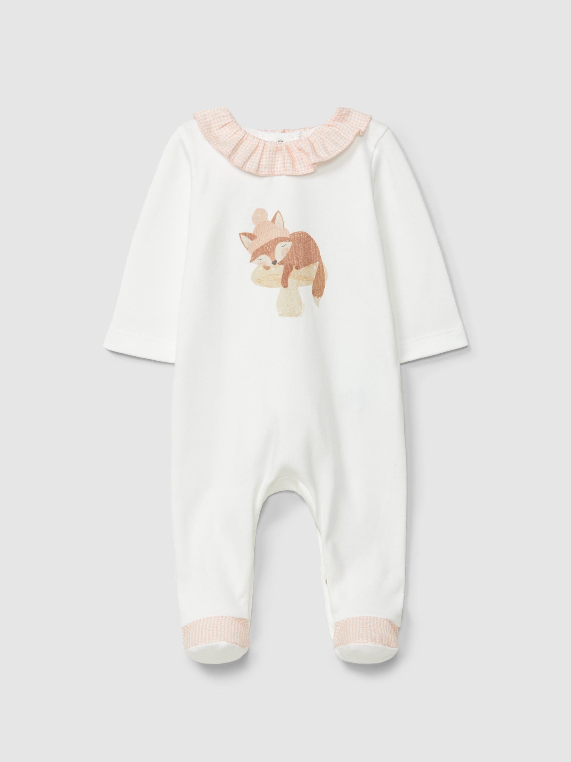 Babygrow xadrez vichy e raposa