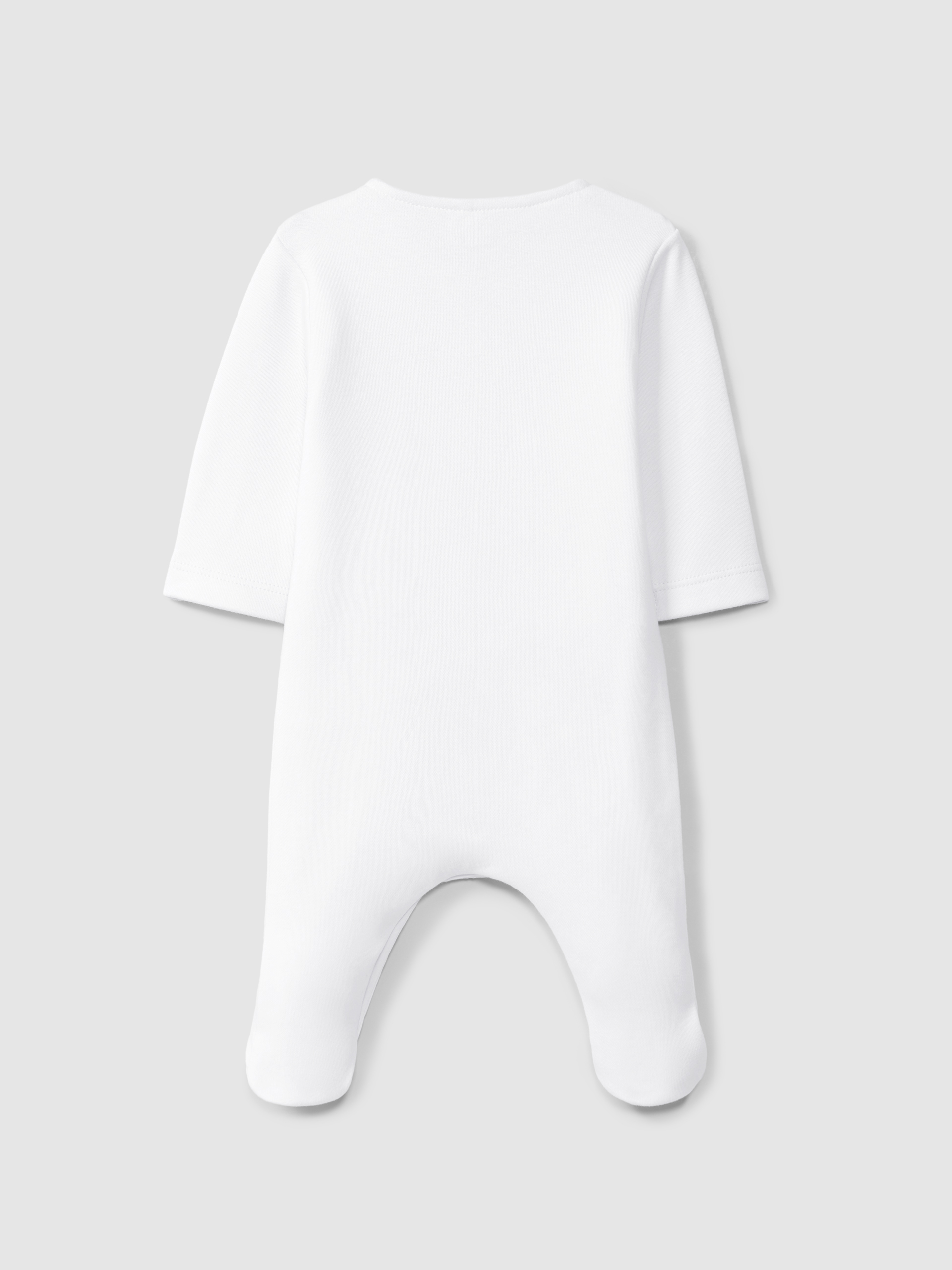Babygrow com detalhe de bordado em ponto cruz