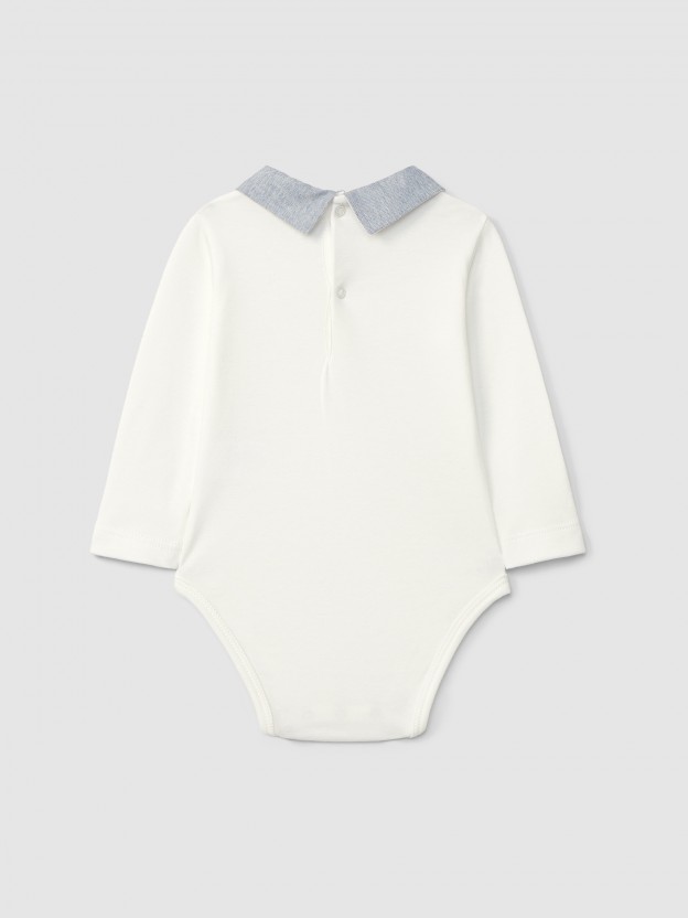 Body col en V manches longues Body col en V manches longues