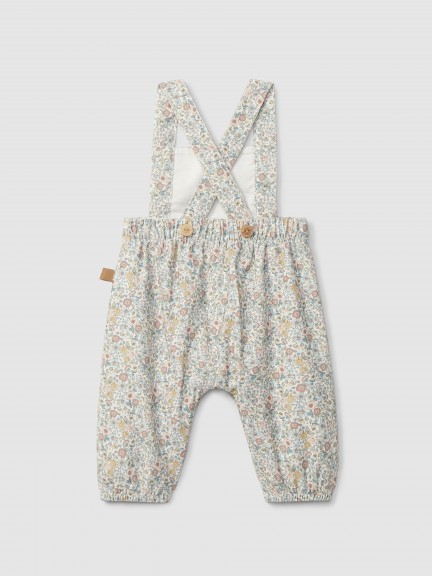 Dungarees in print corduroy Dungarees in print corduroy