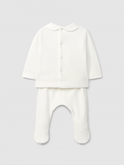 Ensemble composé de deux pièces détail de smocks Ensemble composé de deux pièces détail de smocks