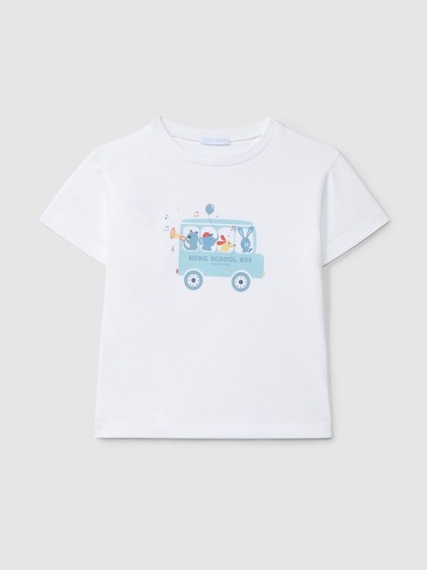 "Music school bus" T-shirt