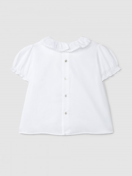Blusa con detalles en encaje Blusa con detalles en encaje