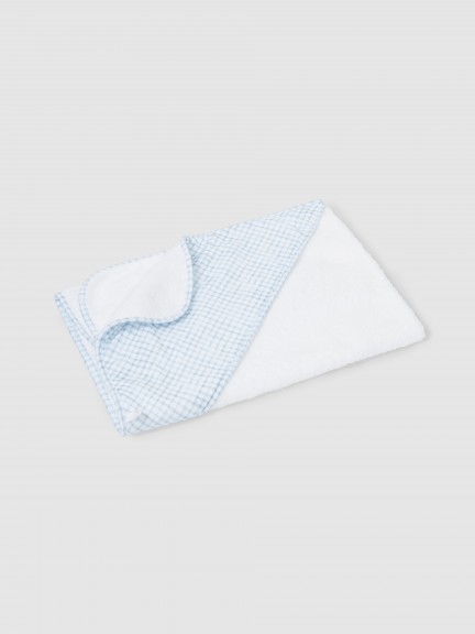 Serviette de bain imprimée maille à carreaux Serviette de bain imprimée maille à carreaux