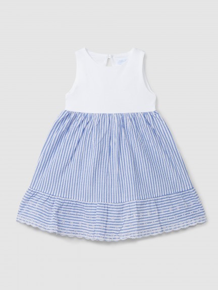 Striped seersucker dress Striped seersucker dress