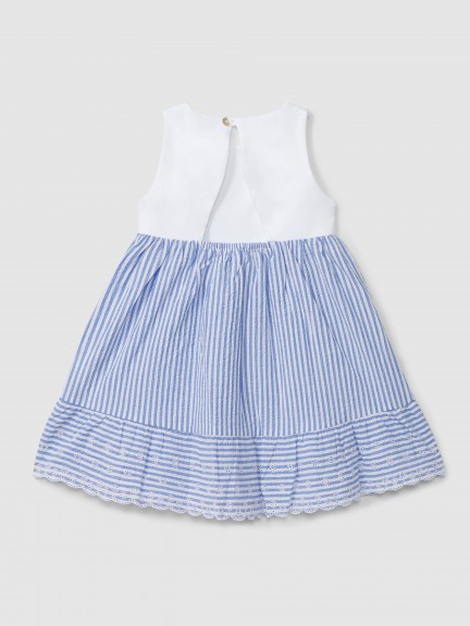 Striped seersucker dress Striped seersucker dress