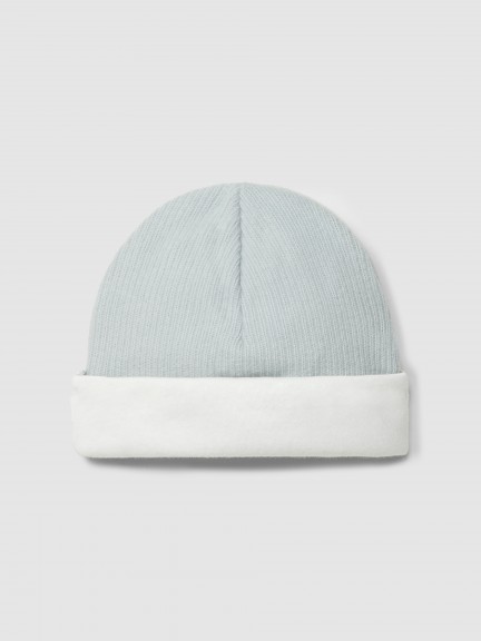 Gorro en algodón orgánico con detalle de bordado Gorro en algodón orgánico con detalle de bordado