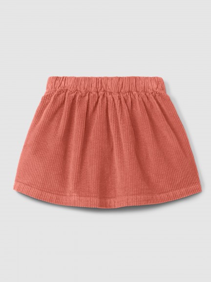Pull-up corduroy skirt Pull-up corduroy skirt