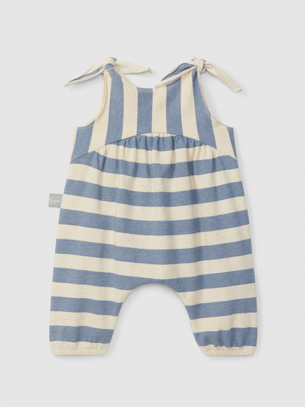 Striped dungarees Striped dungarees