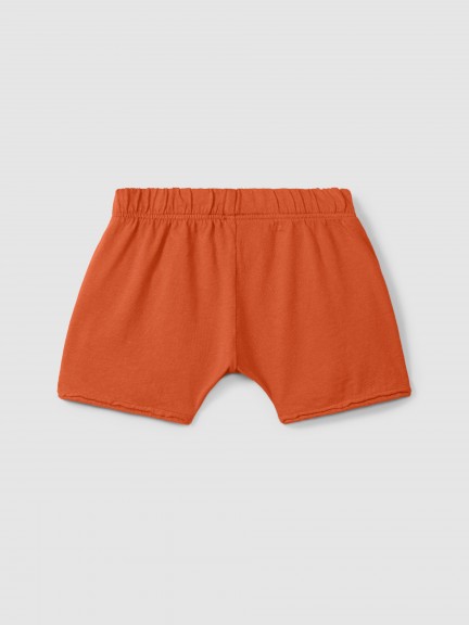 Pantalón corto en punto liso Pantalón corto en punto liso