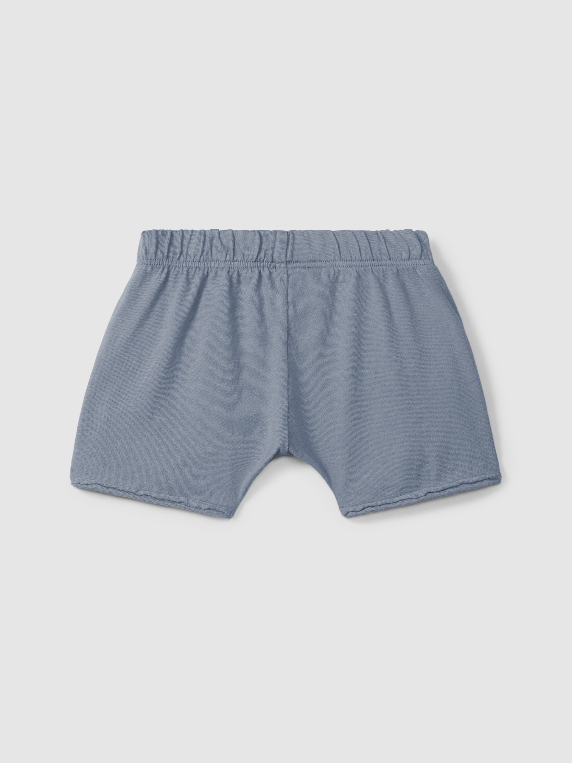 Pantalón corto en punto liso
