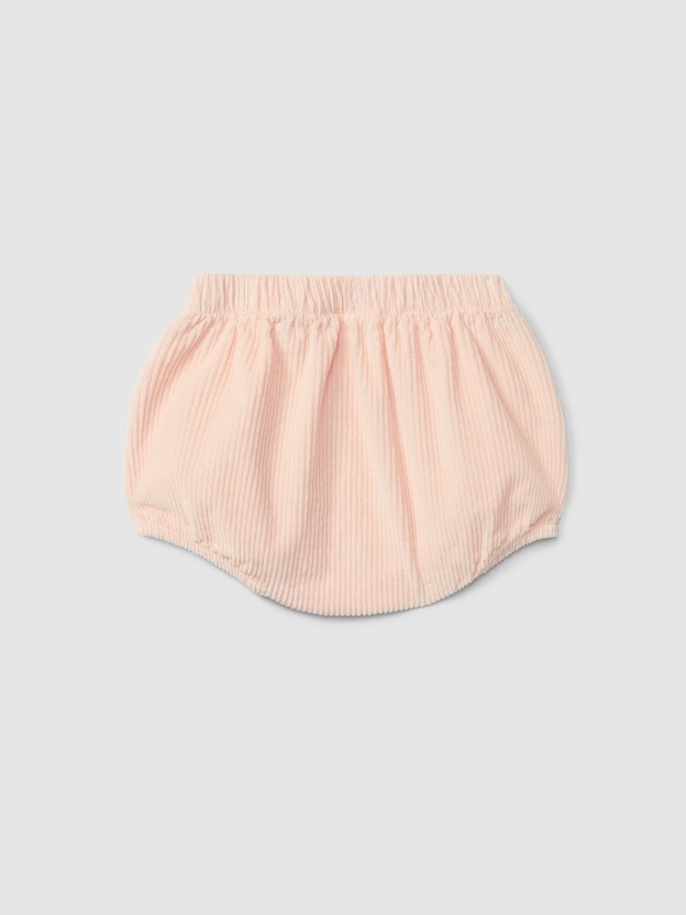 Pull-up diaper cover in corduroy Pull-up diaper cover in corduroy