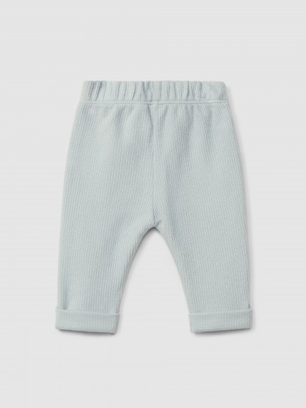 Pantalones pull-up en algodón orgánico Pantalones pull-up en algodón orgánico