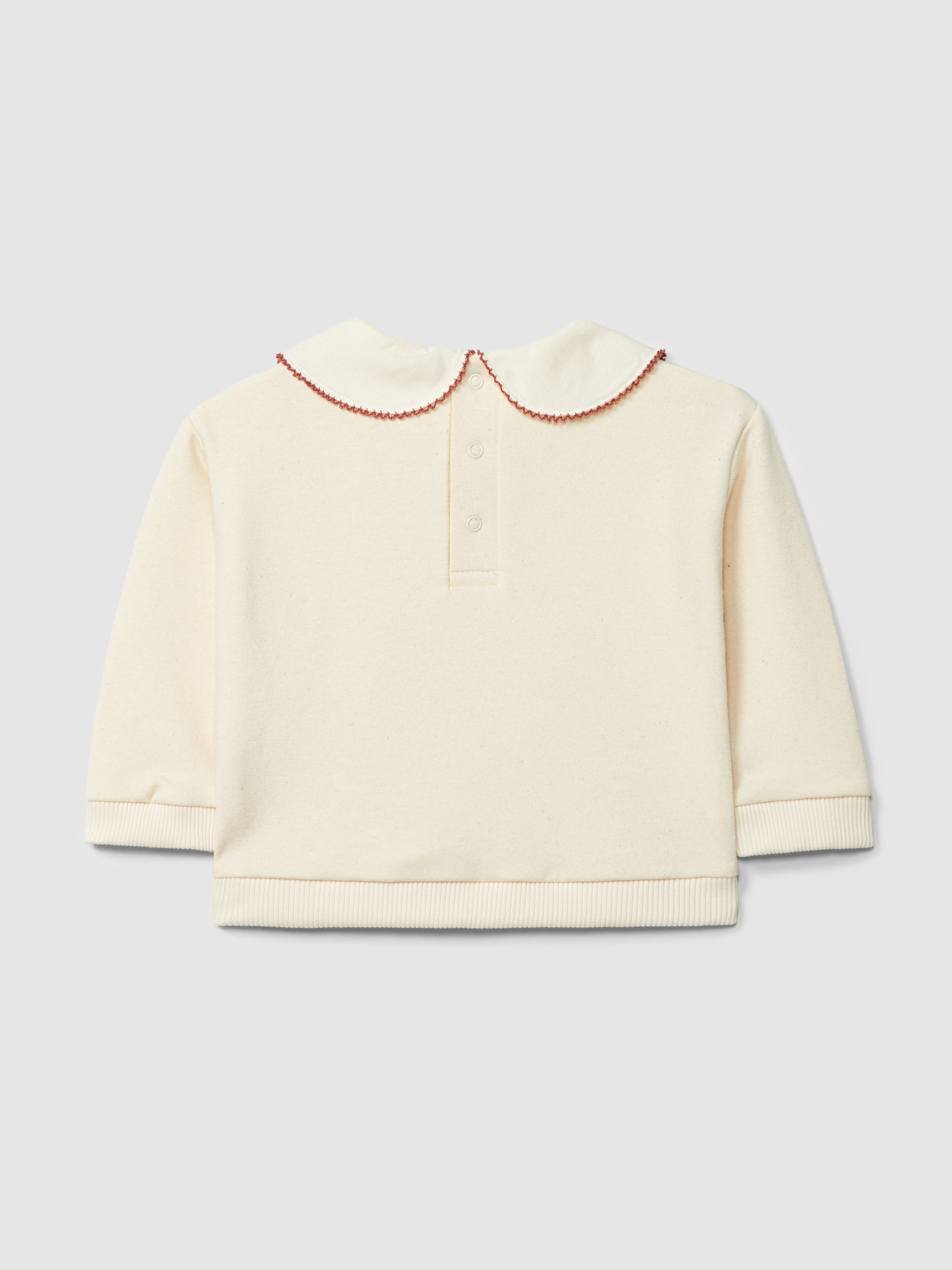 Sudadera de ciervo y champiñón con cuello