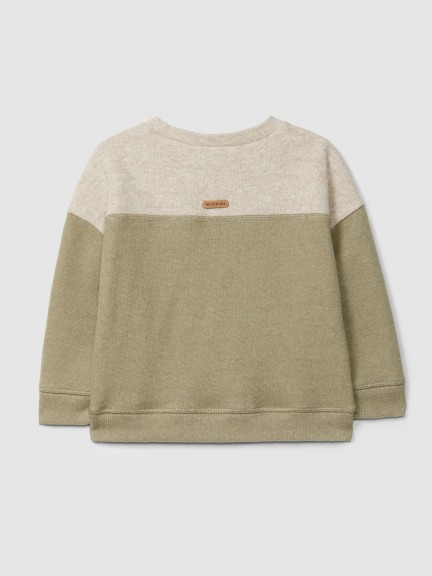 Sweatshirt em malha dupla Sweatshirt em malha dupla