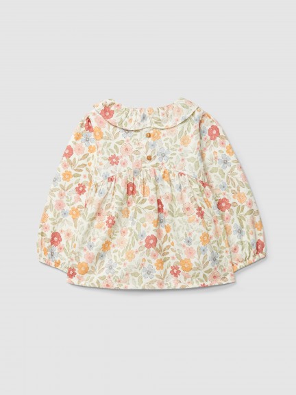 Blouse floral textured fabric Blouse floral textured fabric