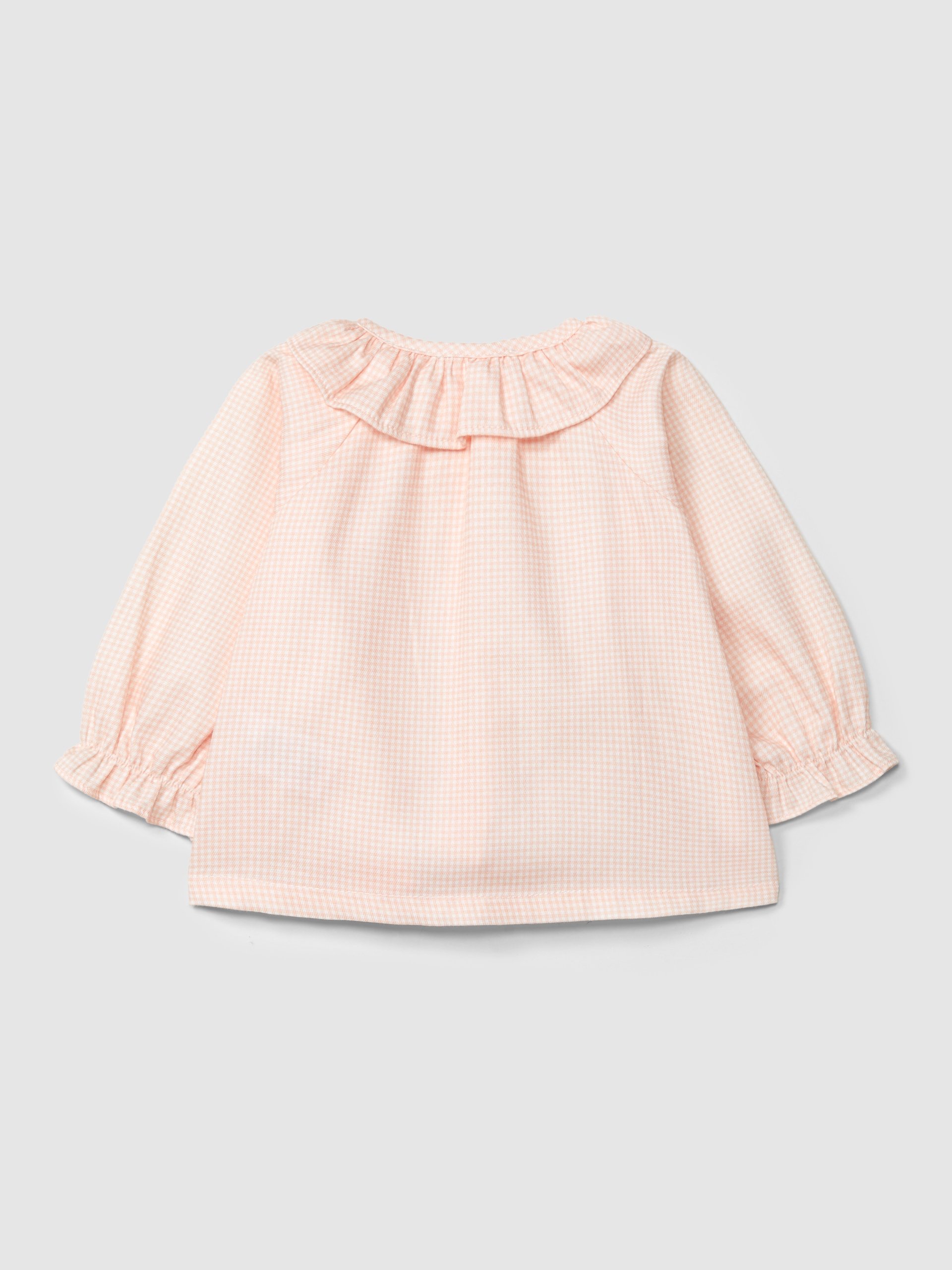 Blouse imprimée à col à volant