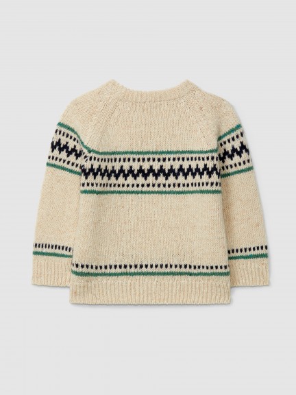 Knitted jacquard jumper Knitted jacquard jumper