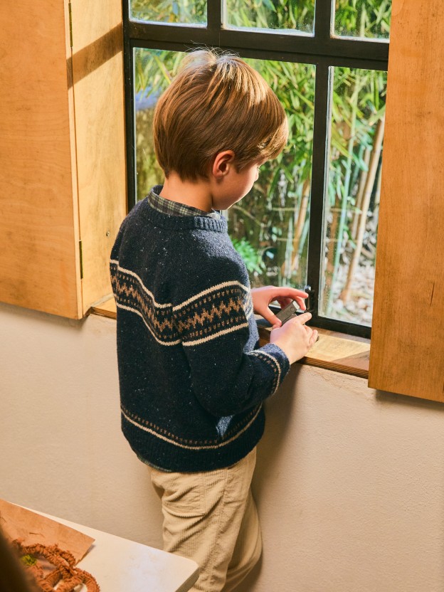 Knitted jacquard jumper Knitted jacquard jumper