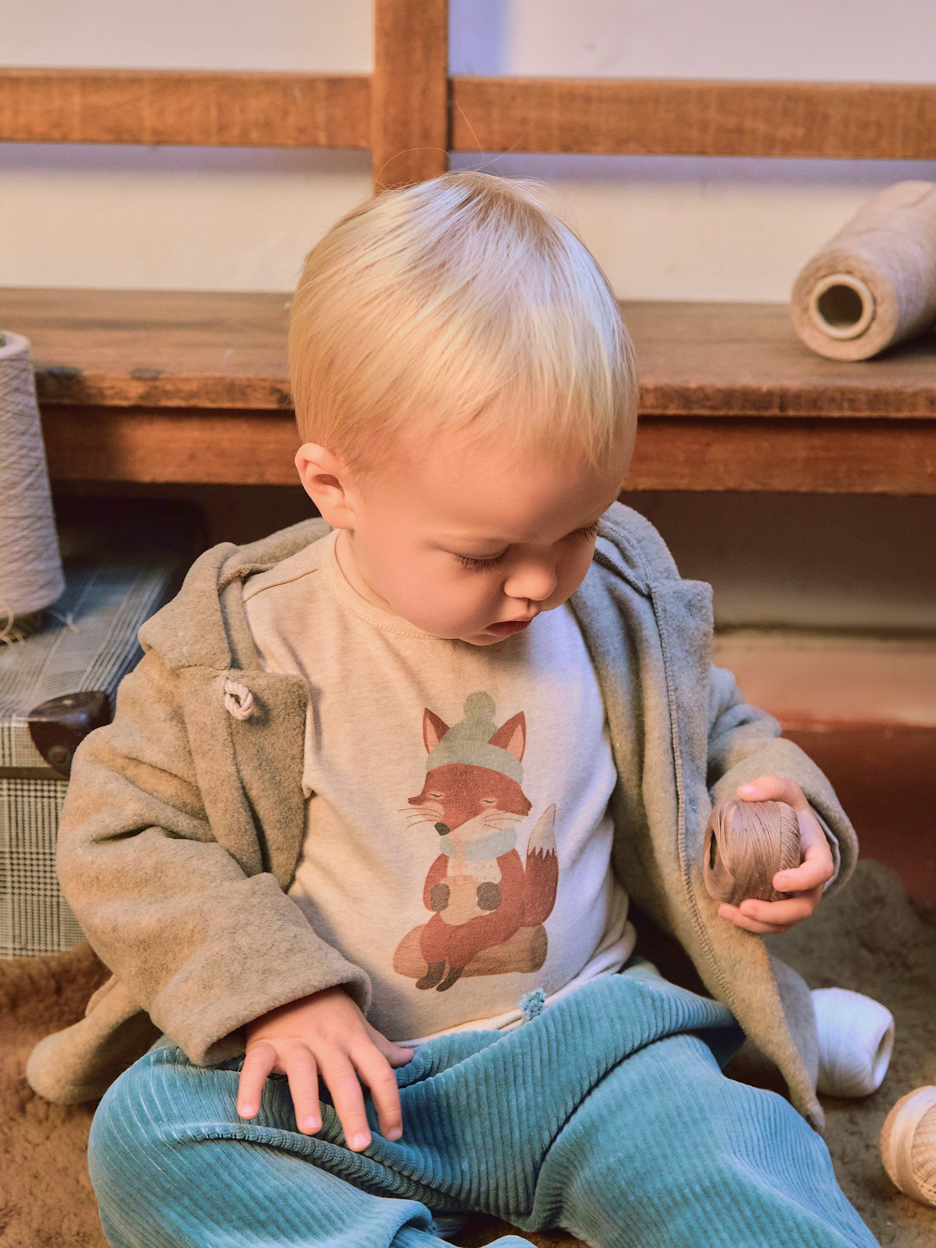 Veste polaire à capuche