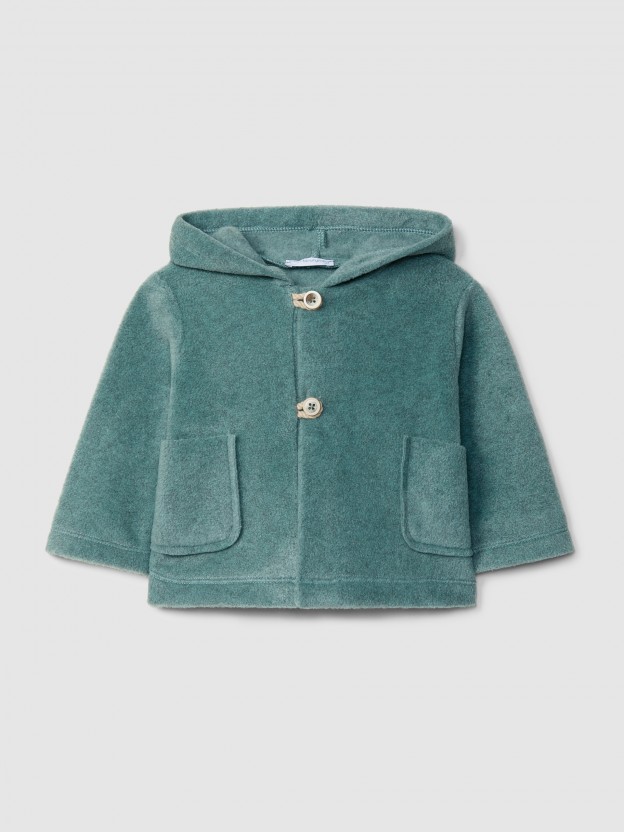 Veste polaire à capuche Veste polaire à capuche