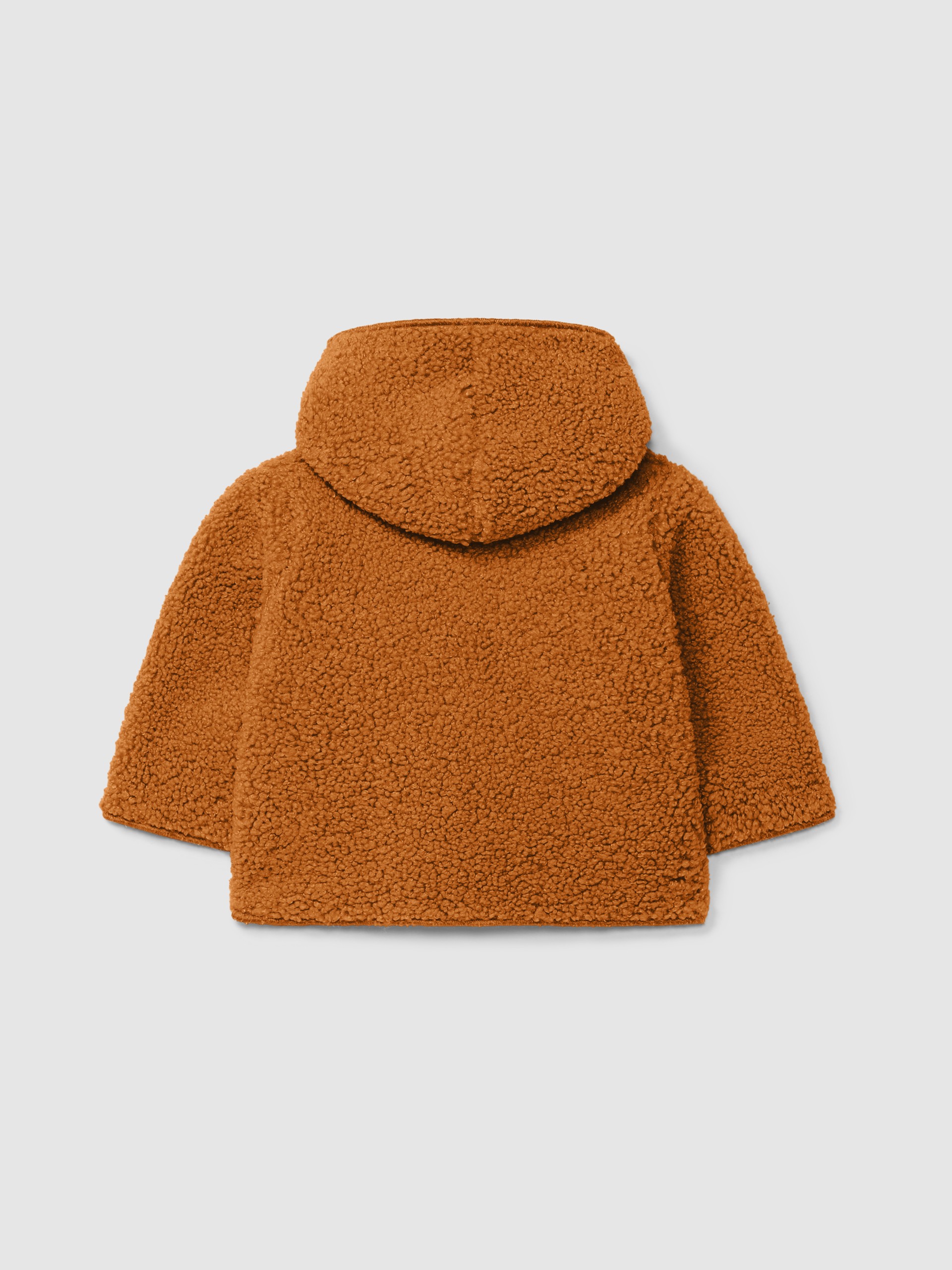 Hooded fur jacket