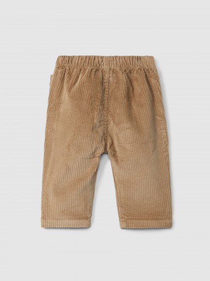 Pull-up corduroy pants Pull-up corduroy pants
