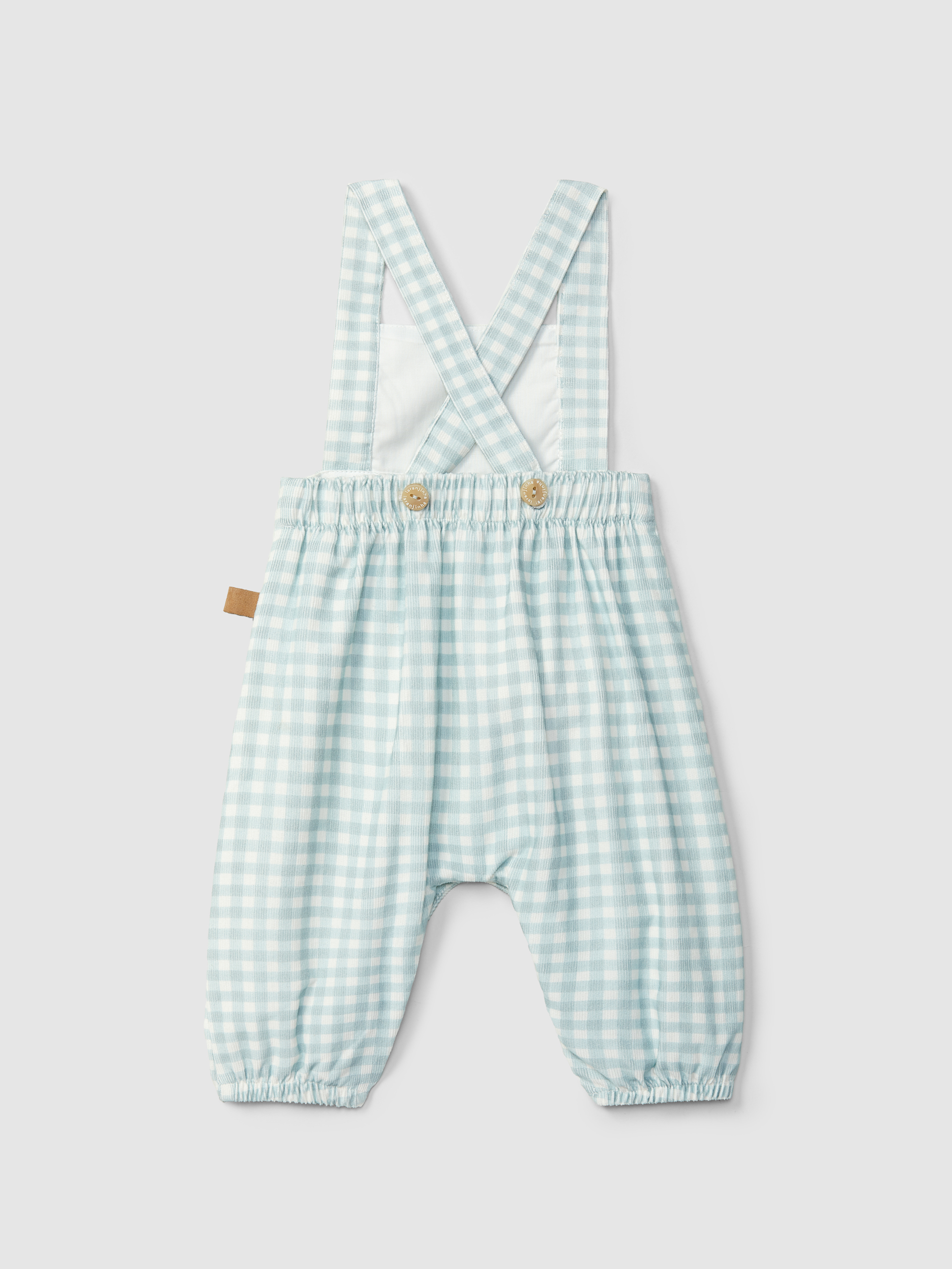 Dungarees in print corduroy
