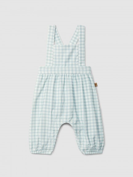 Salopette en velours c�tel� imprim�