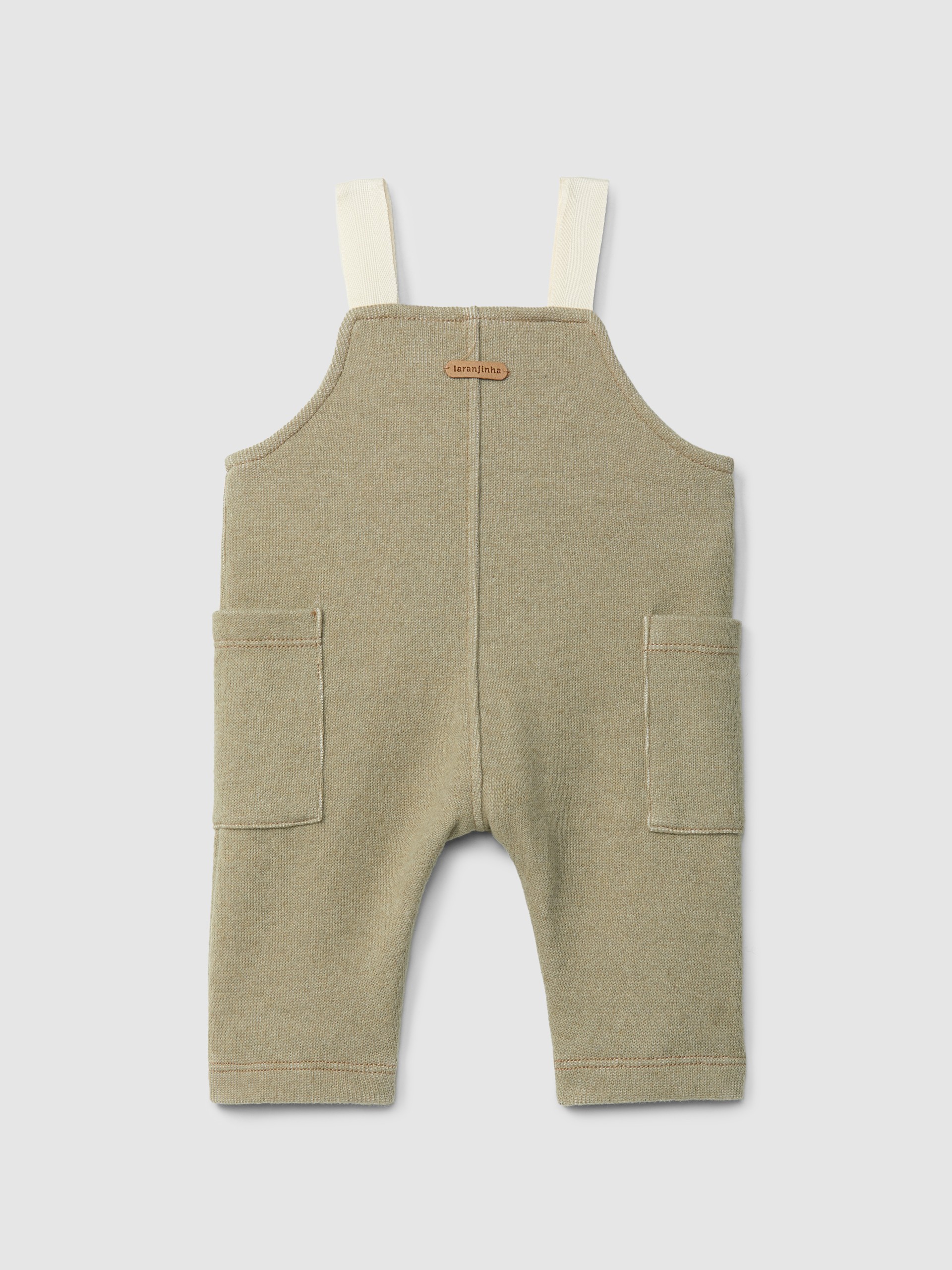 Dungarees in double-layered jersey with pockets