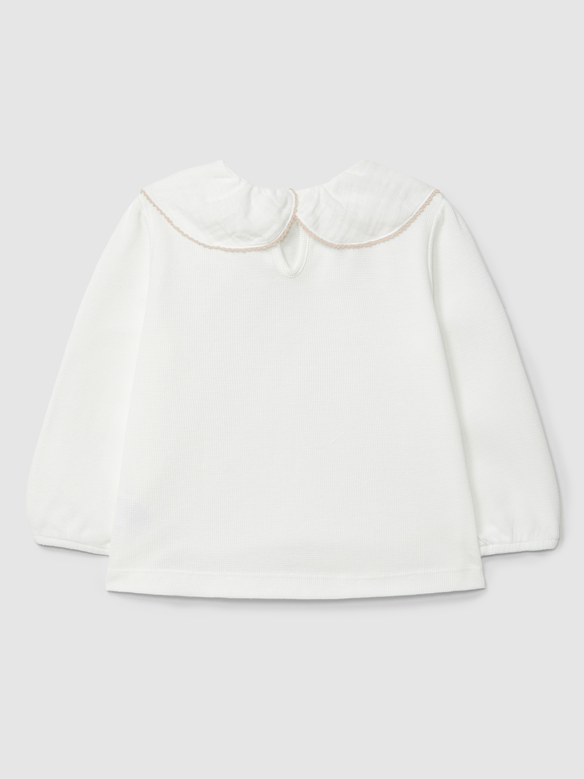 Longsleeve malha waffle gola com picueta
