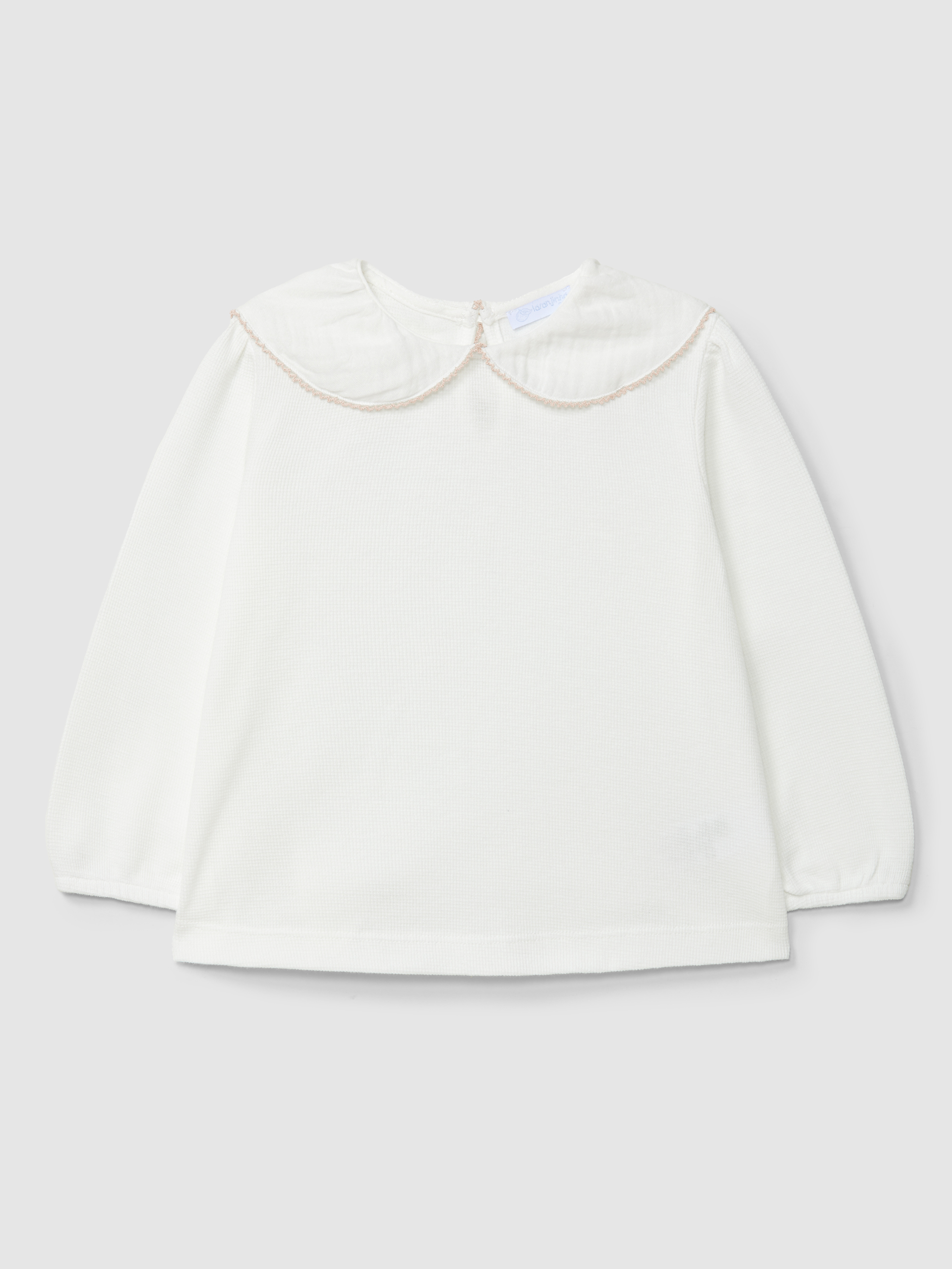 Longsleeve malha waffle gola com picueta