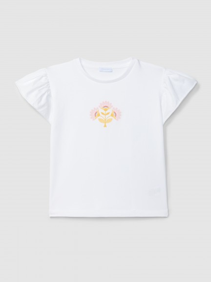 Camiseta flores