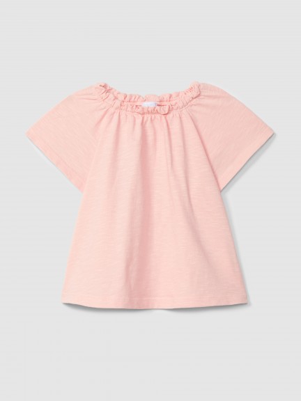 Top liso en punto slub Top liso en punto slub