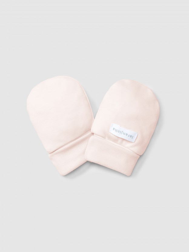 Plain cotton jersey gloves Plain cotton jersey gloves
