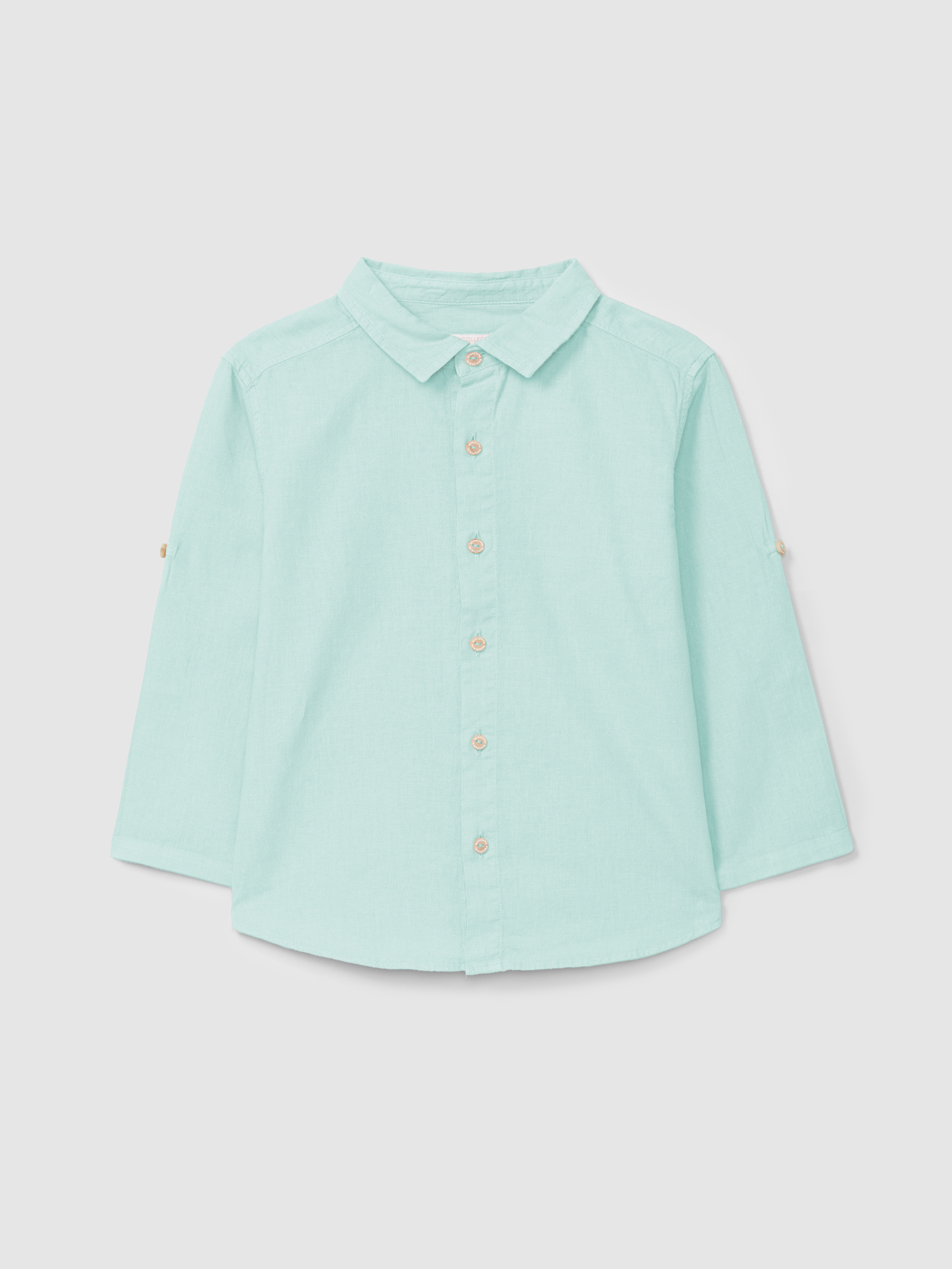 Plain shirt with collar
