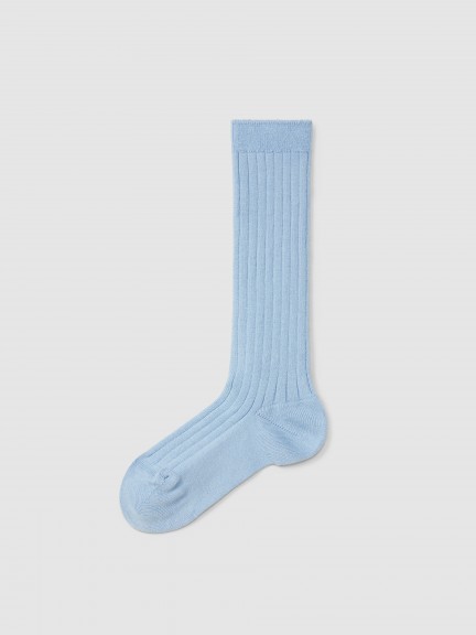 Calcetines altos básicos canalé Cóndor Calcetines altos básicos canalé Cóndor