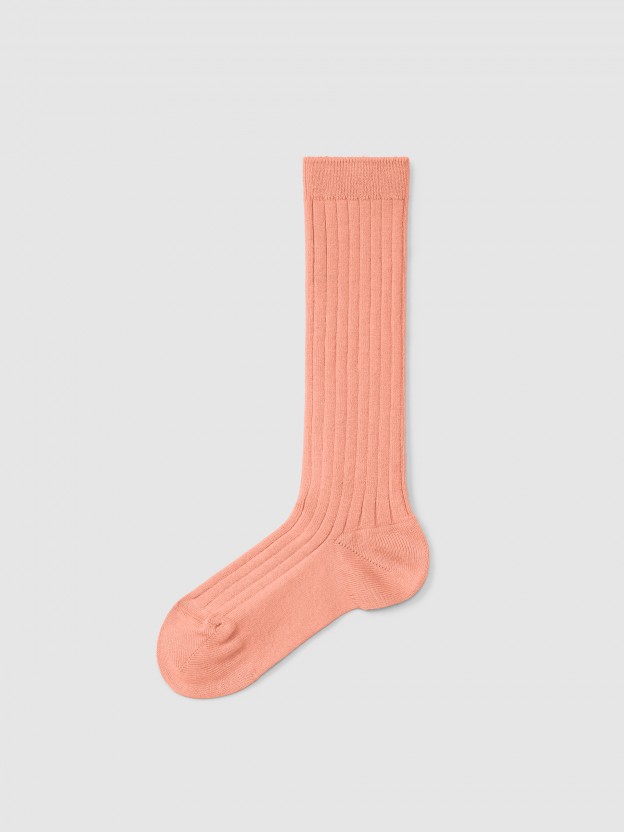 Basic rib knee high socks Cóndor Basic rib knee high socks Cóndor