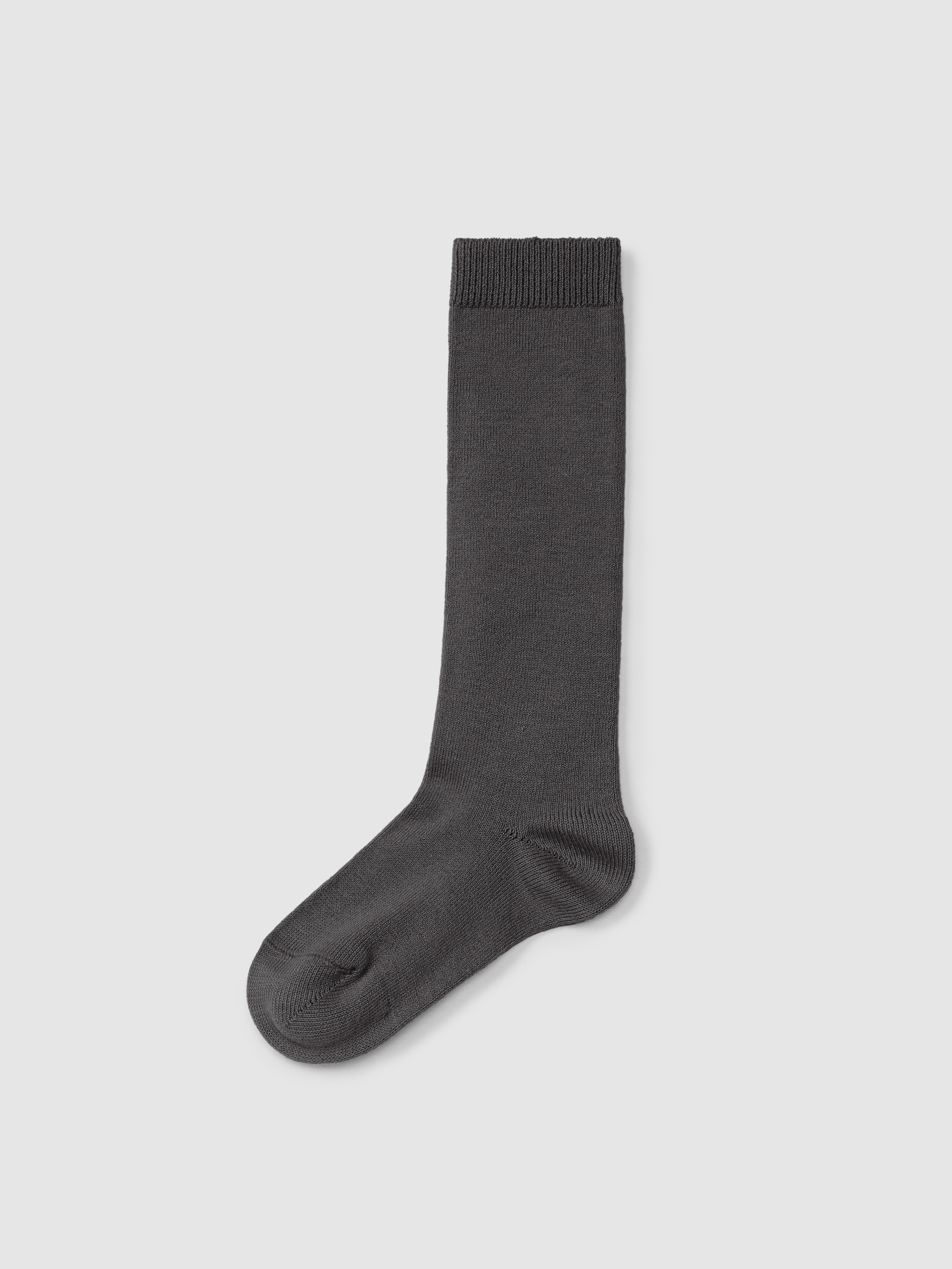 Plain stitch basic knee high socks Cóndor