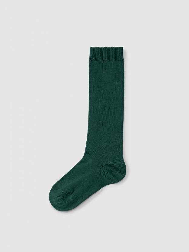 Chaussettes hautes basiques unies C�ndor